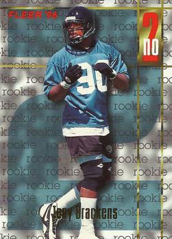 Tony Brackens Jacksonville Jaguars 1996 Fleer NFL Rookie Card #145